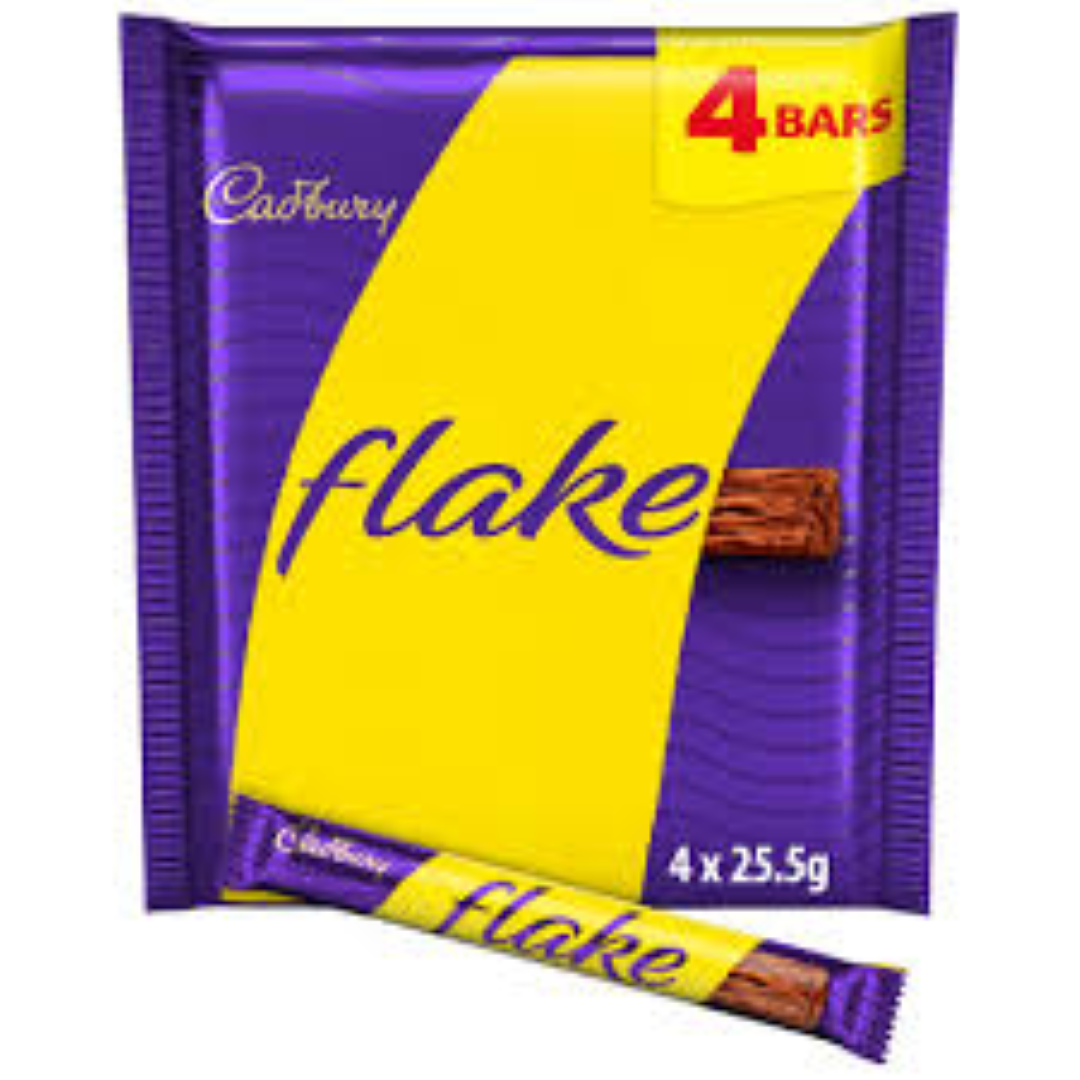 CADBURY FLAKE 4BAR 102G